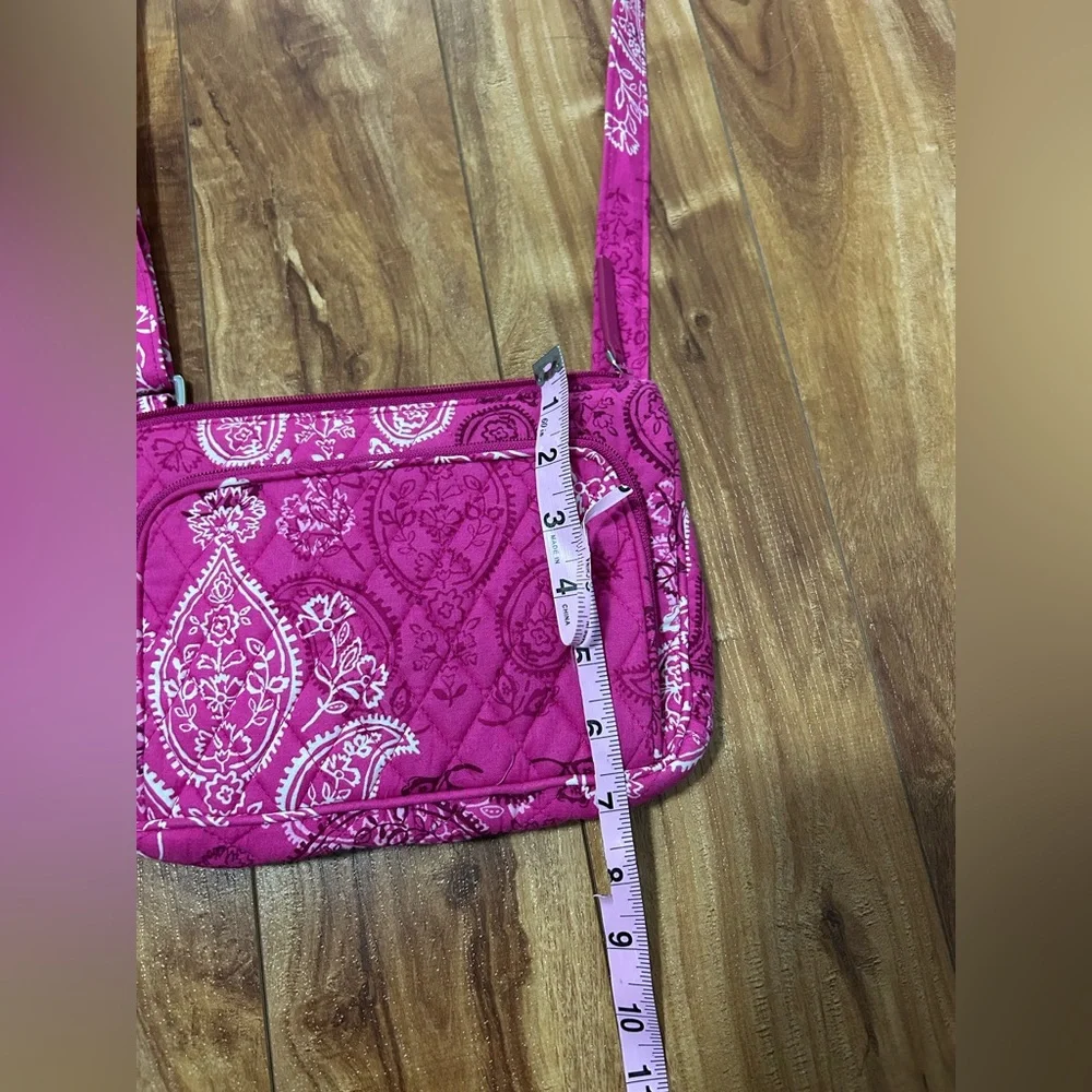 Vera Bradley Pink Quilted Shoulder/cross body Bag - Picture 6 of 11